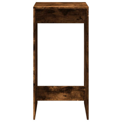 vidaXL Bar Table Smoked Oak 51x50x103,5 cm Engineered Wood 4