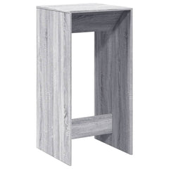 vidaXL Bar Table Grey Sonoma 51x50x103,5 cm Engineered Wood 5