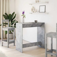vidaXL Bar Table Concrete Grey 102x50x103,5 cm Engineered Wood 3