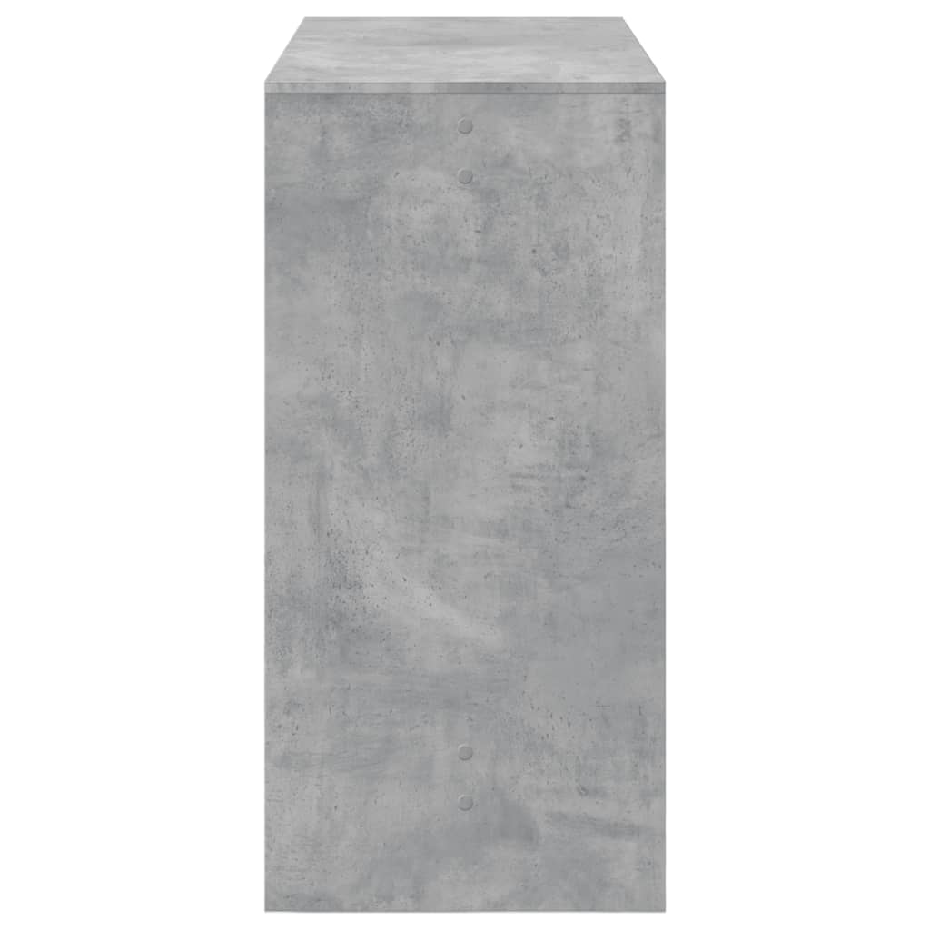 vidaXL Bar Table Concrete Grey 102x50x103,5 cm Engineered Wood 6