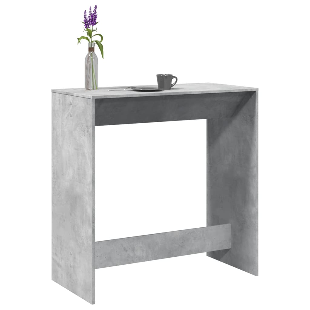 vidaXL Bar Table Concrete Grey 102x50x103,5 cm Engineered Wood 1
