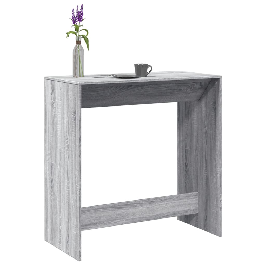 vidaXL Bar Table Grey Sonoma 102x50x103,5 cm Engineered Wood 1
