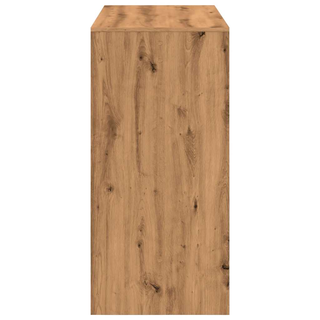 vidaXL Bar Table Artisan Oak 102x50x103,5 cm Engineered Wood 6