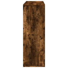 vidaXL Book Cabinet/Room Divider Smoked Oak 100x33x94,5 cm 5