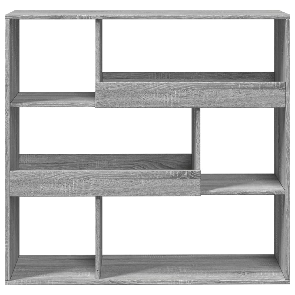 vidaXL Book Cabinet/Room Divider Grey Sonoma 100x33x94,5 cm 3