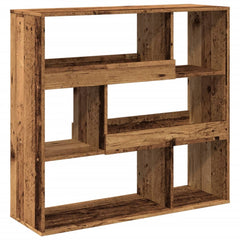 vidaXL Book Cabinet/Room Divider Old Wood 100x33x94,5 cm 6
