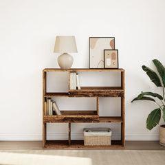 vidaXL Book Cabinet/Room Divider Old Wood 100x33x94,5 cm 1