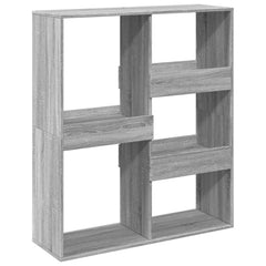 vidaXL Book Cabinet/Room Divider Grey Sonoma 100x33x115 cm 6