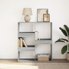 vidaXL Book Cabinet/Room Divider Grey Sonoma 100x33x115 cm 1