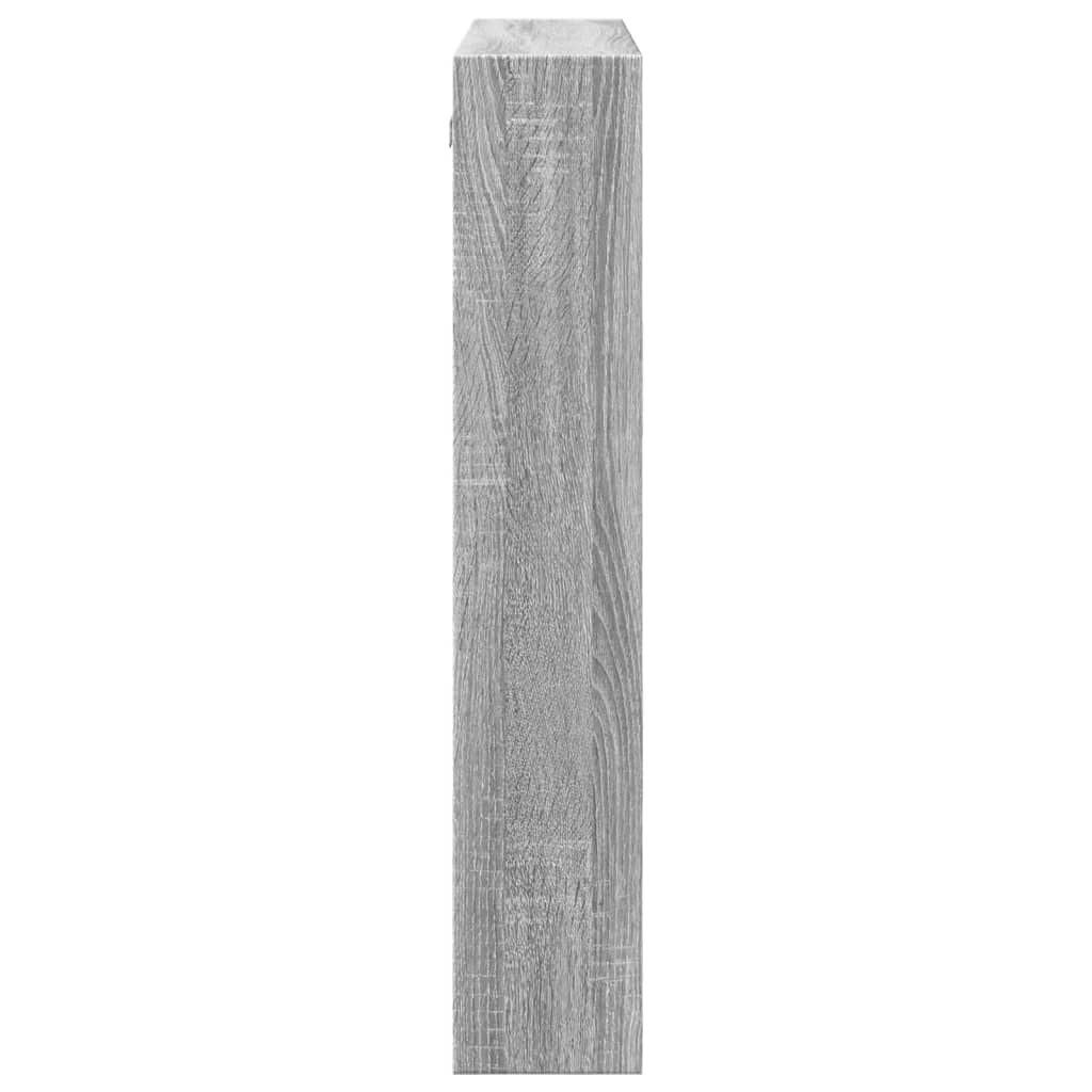 vidaXL Wall Cabinet Grey Sonoma 80x15x80 cm Engineered Wood 5