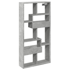 vidaXL Wall Cabinet Concrete Grey 50x15x100 cm Engineered Wood 2