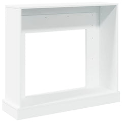 vidaXL Fireplace Surround White 100x30x87.5 cm Engineered Wood 6