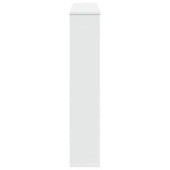 vidaXL Fireplace Surround White 100x20x100 cm Engineered Wood 5