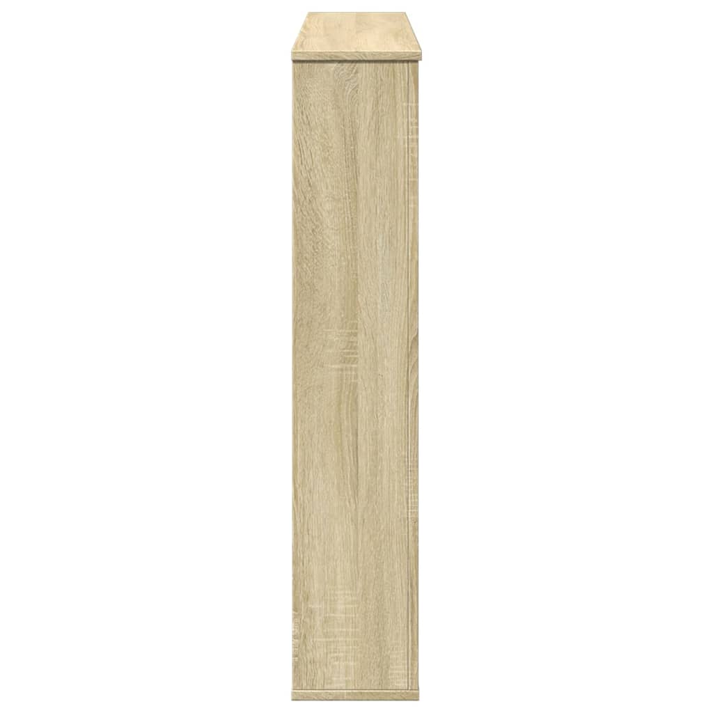 vidaXL Fireplace Surround Sonoma Oak 100x20x100 cm Engineered Wood 5