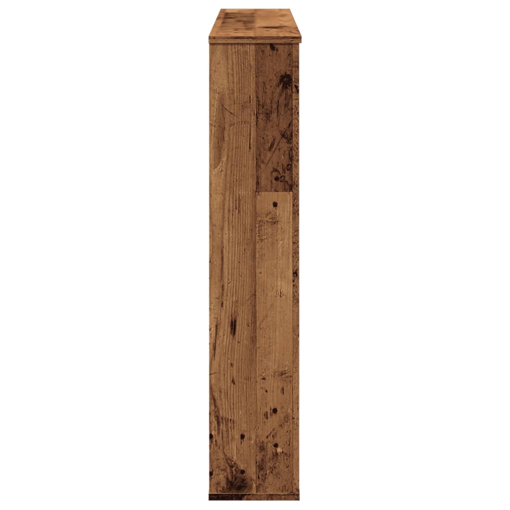 vidaXL Fireplace Surround Old Wood 100x20x100 cm Engineered Wood 5