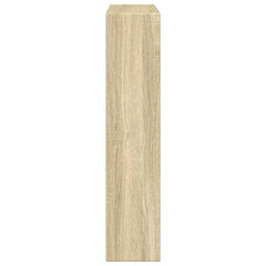 vidaXL Fireplace Surround Sonoma Oak 81x18x82 cm Engineered Wood 5