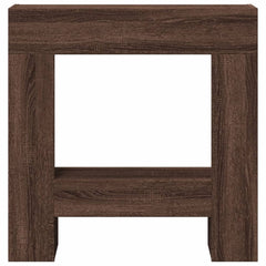 vidaXL Fireplace Surround Brown Oak 81x18x82 cm Engineered Wood 4