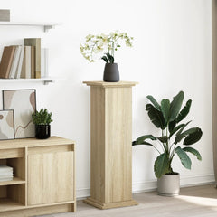 vidaXL Display Stand with Storage Sonoma Oak 31x30x90 cm Engineered Wood 1