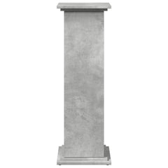 vidaXL Display Stand with Storage Concrete Grey 31x30x90 cm Engineered Wood 5