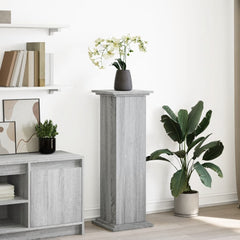 vidaXL Display Stand with Storage Grey Sonoma 31x30x90 cm Engineered Wood 1
