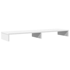 vidaXL Monitor Stand White 100x27x10 cm Engineered Wood 6