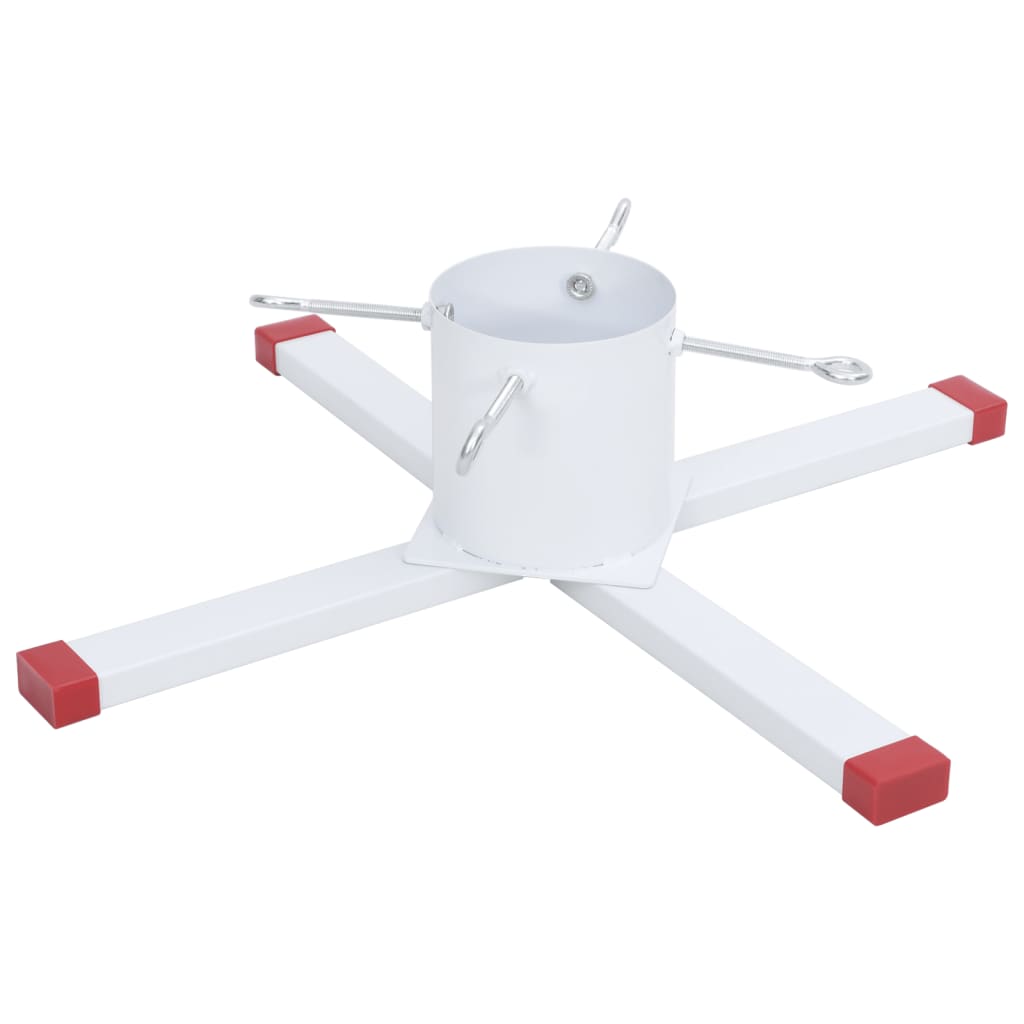 vidaXL Christmas Tree Stand White 61x61x15.5 cm 2