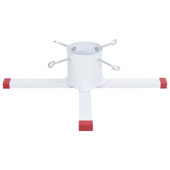 vidaXL Christmas Tree Stand White 61x61x15.5 cm 5