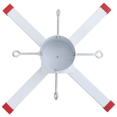 vidaXL Christmas Tree Stand White 61x61x15.5 cm 6