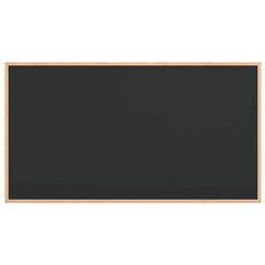 vidaXL Chalkboard with Solid Pine Wood Frame Black 100x55 cm 3