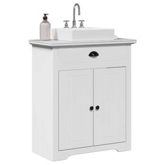 Bathroom Sink Cabinet "BODO" 70x35x80 cm White