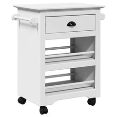 vidaXL Kitchen Trolley BODO White 67.5x45x80 cm 2