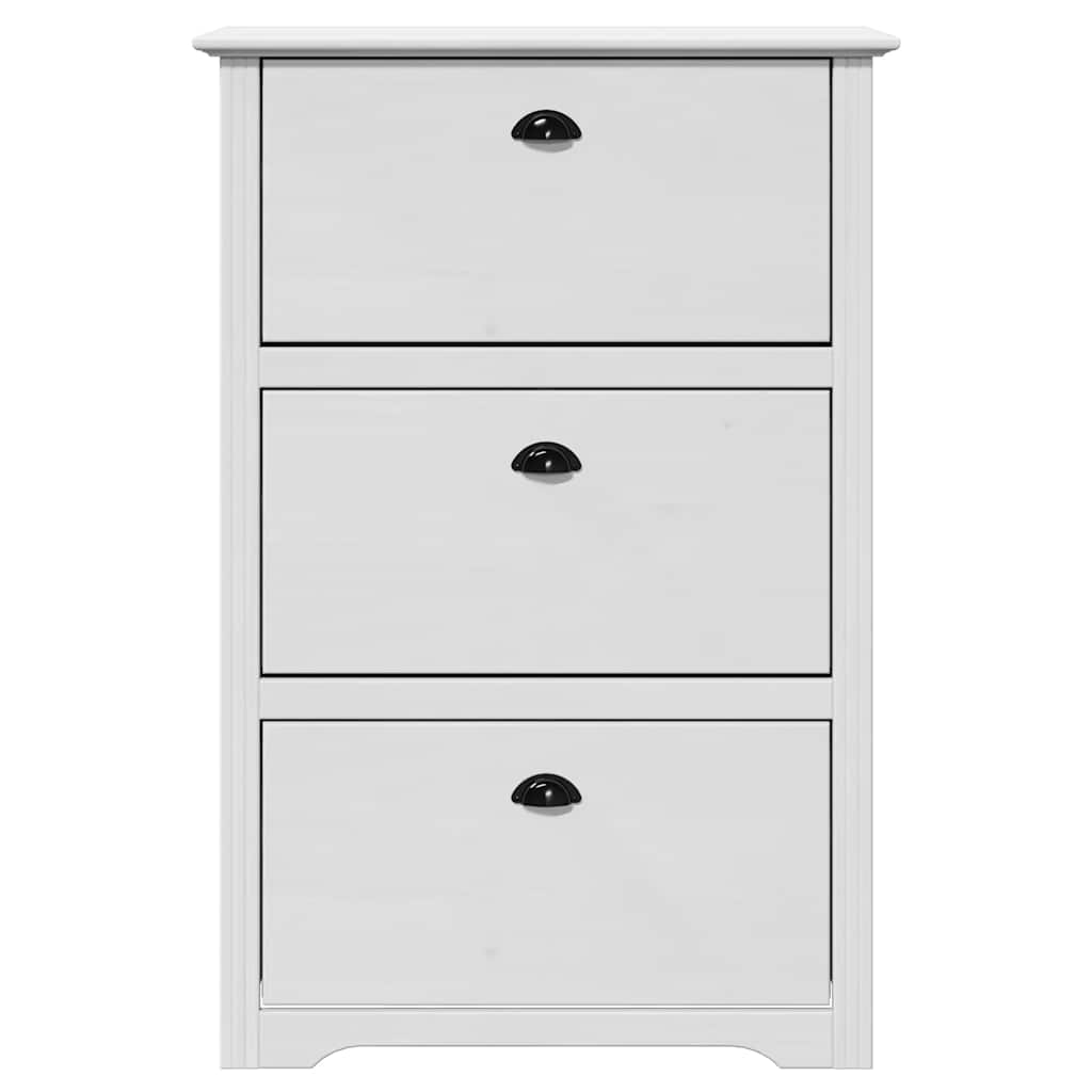 vidaXL Shoe Rack BODO White 80x35x118 cm 4