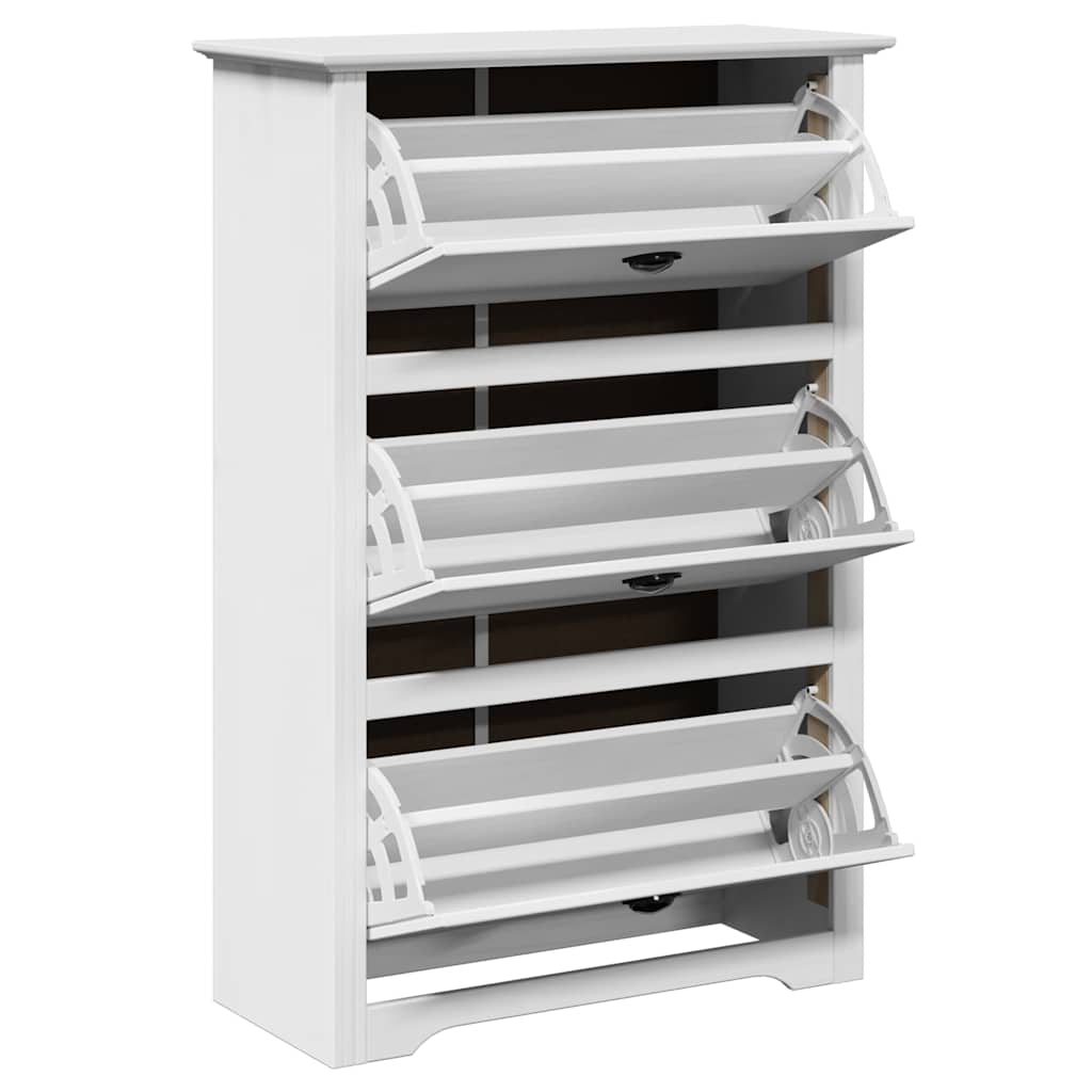 vidaXL Shoe Rack BODO White 80x35x118 cm 5