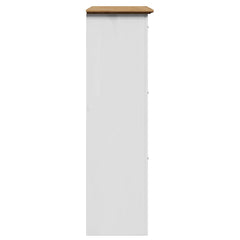 vidaXL Shoe Rack BODO White and Brown 80x35x118 cm 6