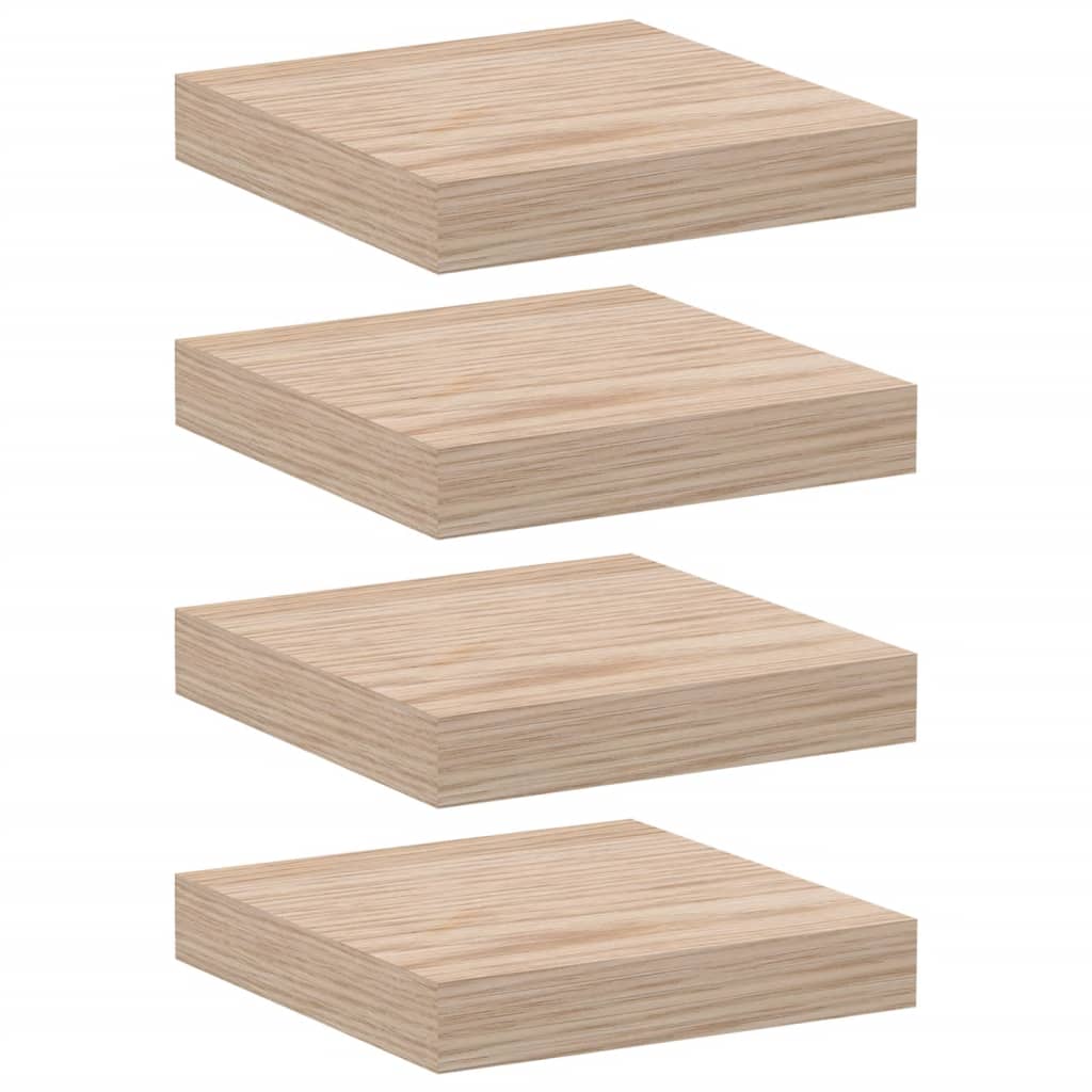 vidaXL Floating Shelves 4 pcs 23x23.5x4 cm Engineered Wood 2