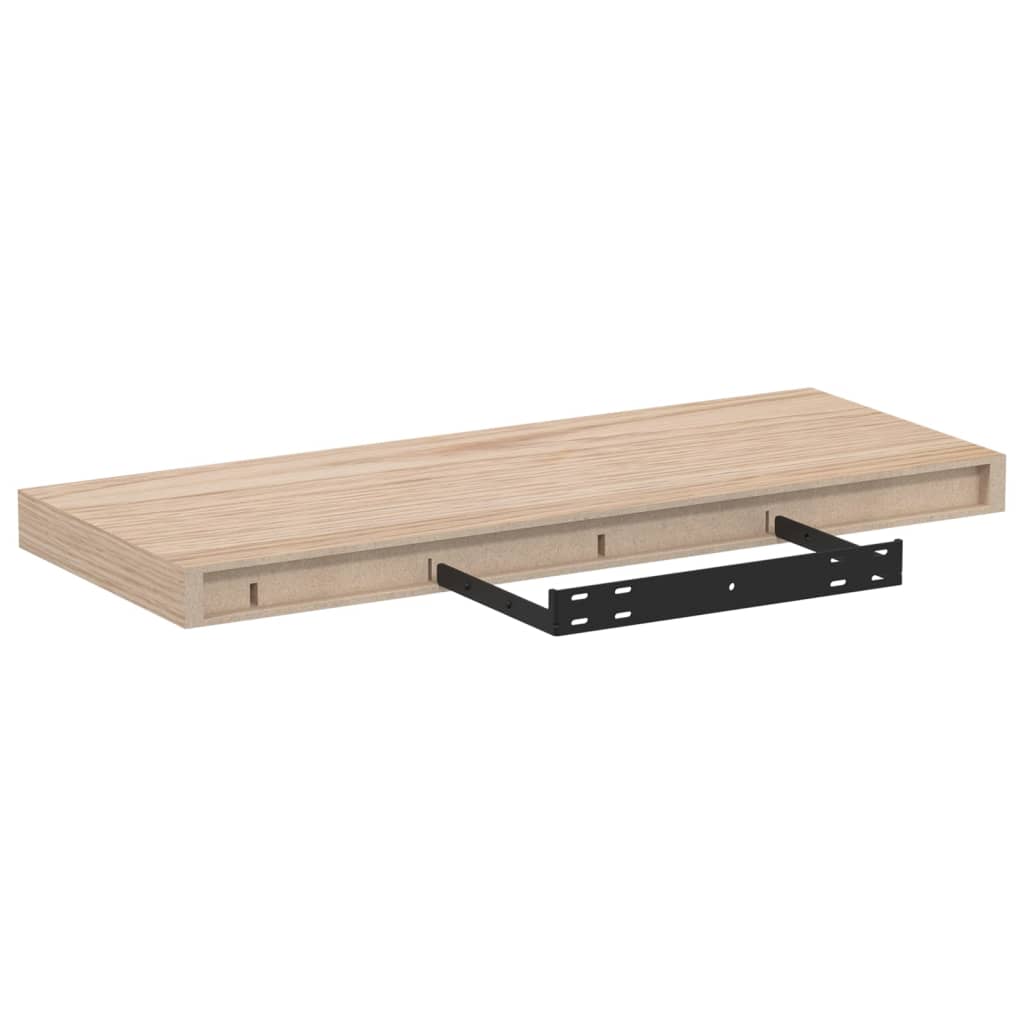 vidaXL Floating Shelves 2 pcs 60x23.5x4 cm Engineered Wood 5