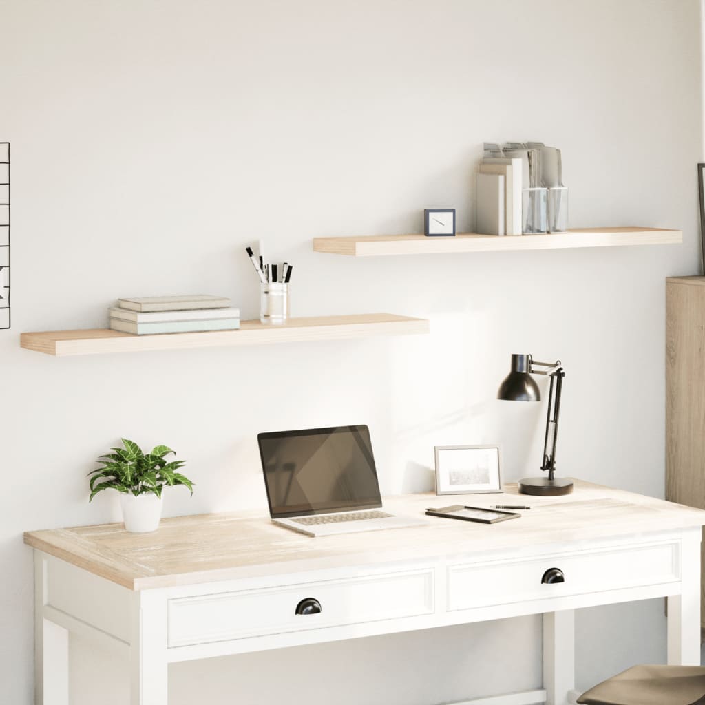 vidaXL Floating Shelves 2 pcs 110x23.5x4 cm Engineered Wood 1