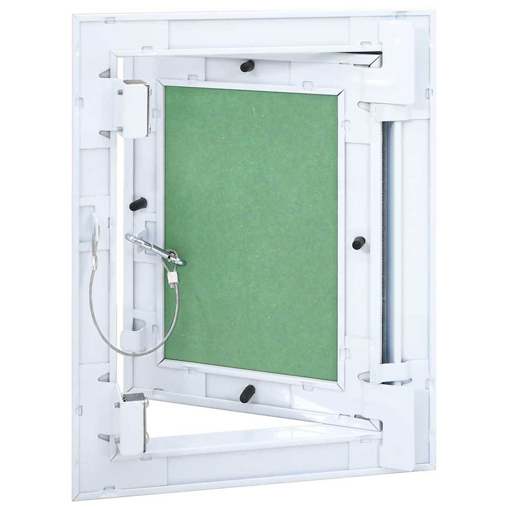 vidaXL Access Panel Green and Silver 25 x 30 cm 2