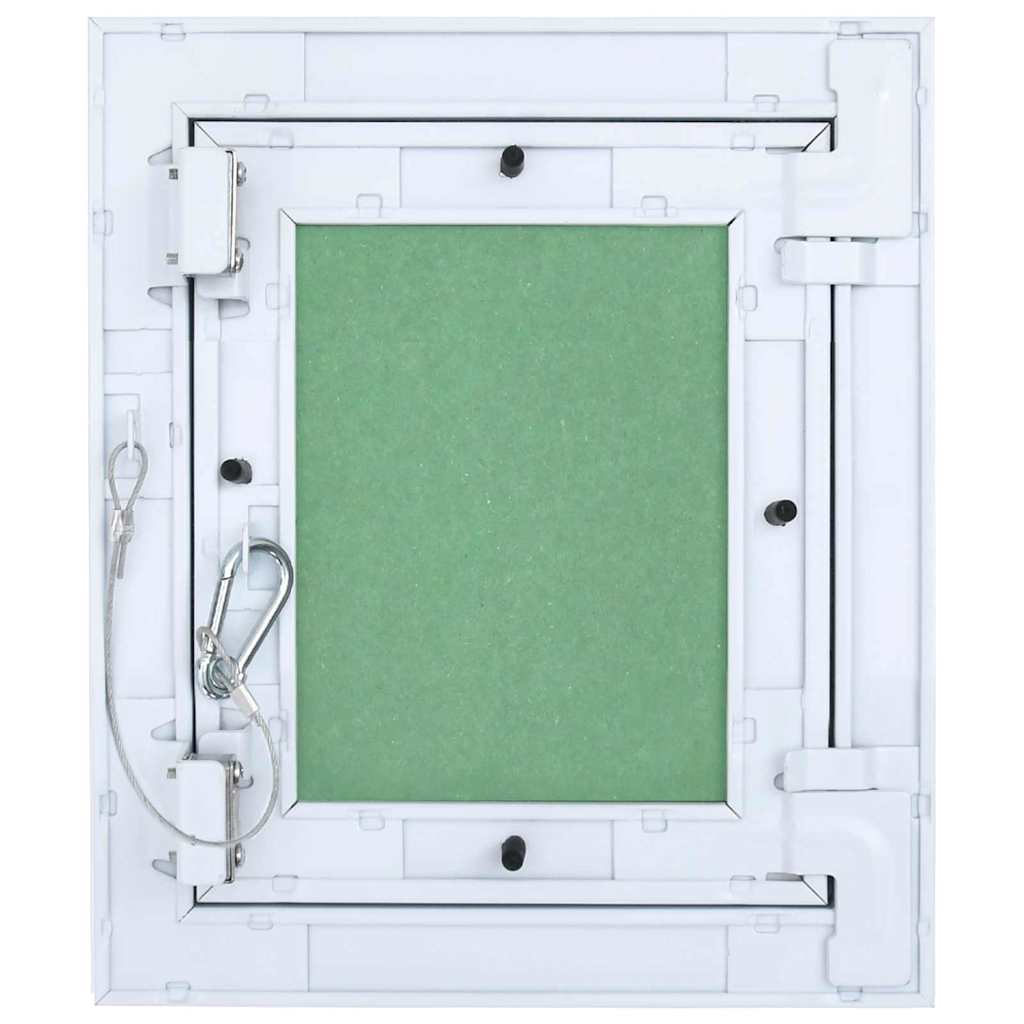 vidaXL Access Panel Green and Silver 25 x 30 cm 4