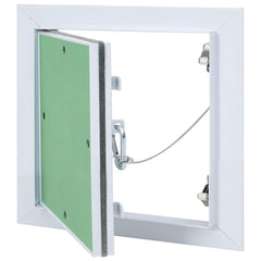 Access Panel Green and Silver 30 x 30 cm Width 250 mm 250 mm
