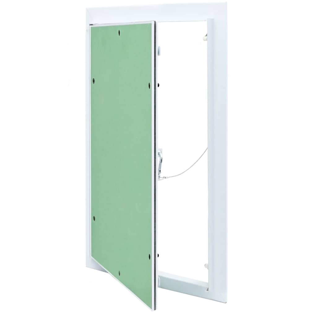 Access Panel Green and Silver 30 x 30 cm Width 250 mm 400 mm