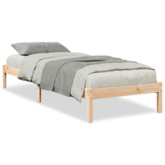 vidaXL Extra Long Bed Frame without Mattress 90x210 cm Solid Wood Pine 2
