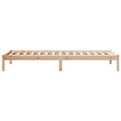 vidaXL Extra Long Bed Frame without Mattress 90x210 cm Solid Wood Pine 5