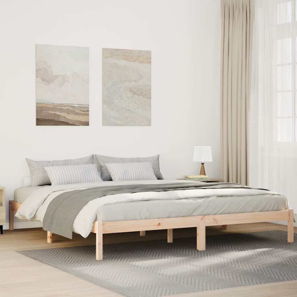 vidaXL Extra Long Bed Frame without Mattress Length 210 cm