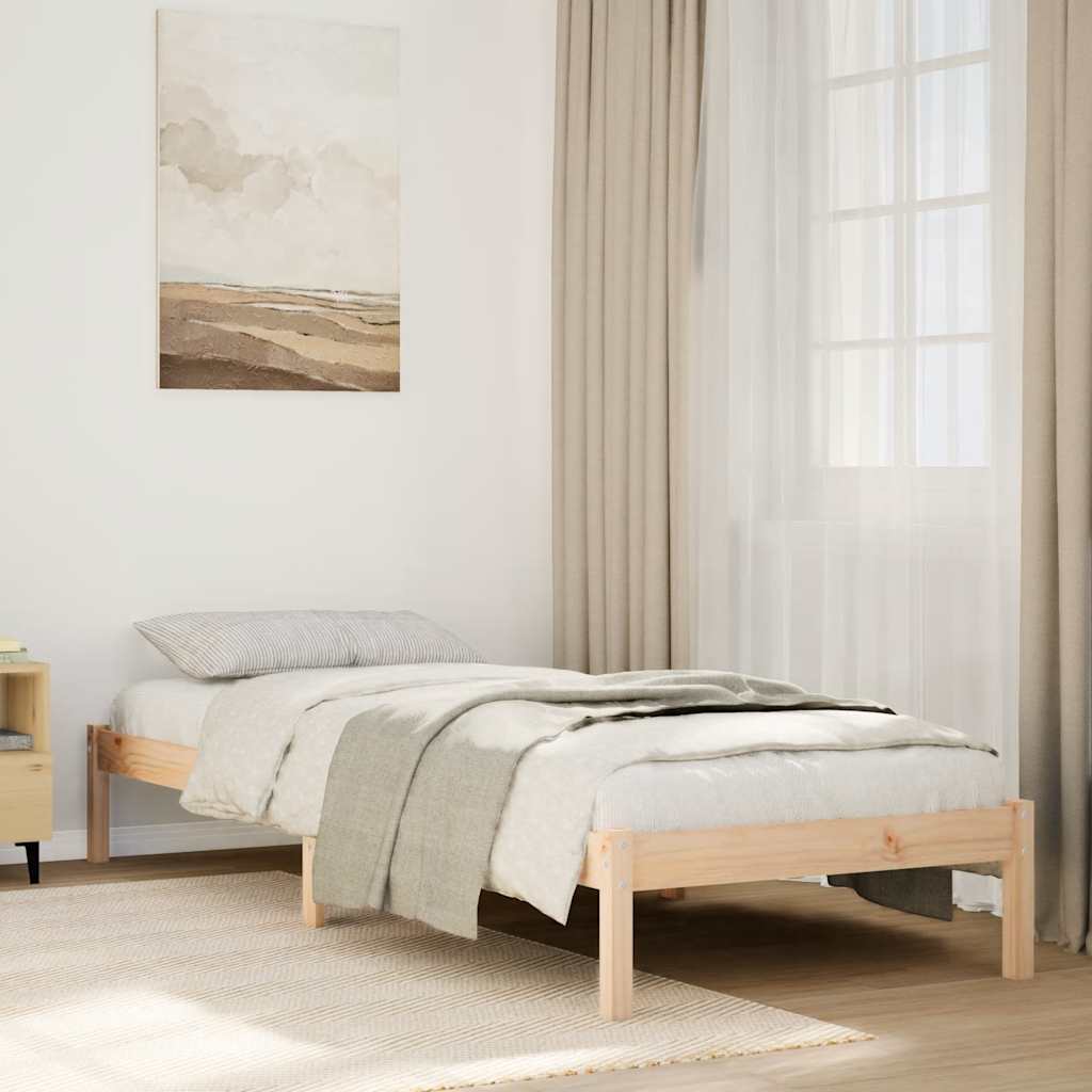 vidaXL Extra Long Bed Frame without Mattress Length 220 cm