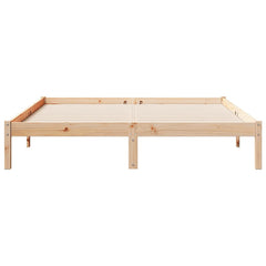 vidaXL Extra Long Bed Frame without Mattress 160x220 cm Solid Wood Pine 4