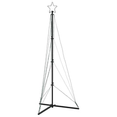 vidaXL LED Christmas Tree 363 LEDs Warm White 182 cm 4