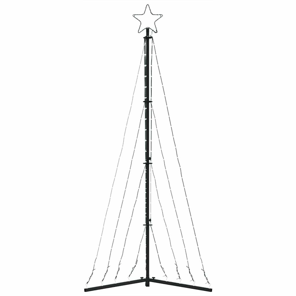 vidaXL LED Christmas Tree 339 LEDs Colorful 187 cm 5