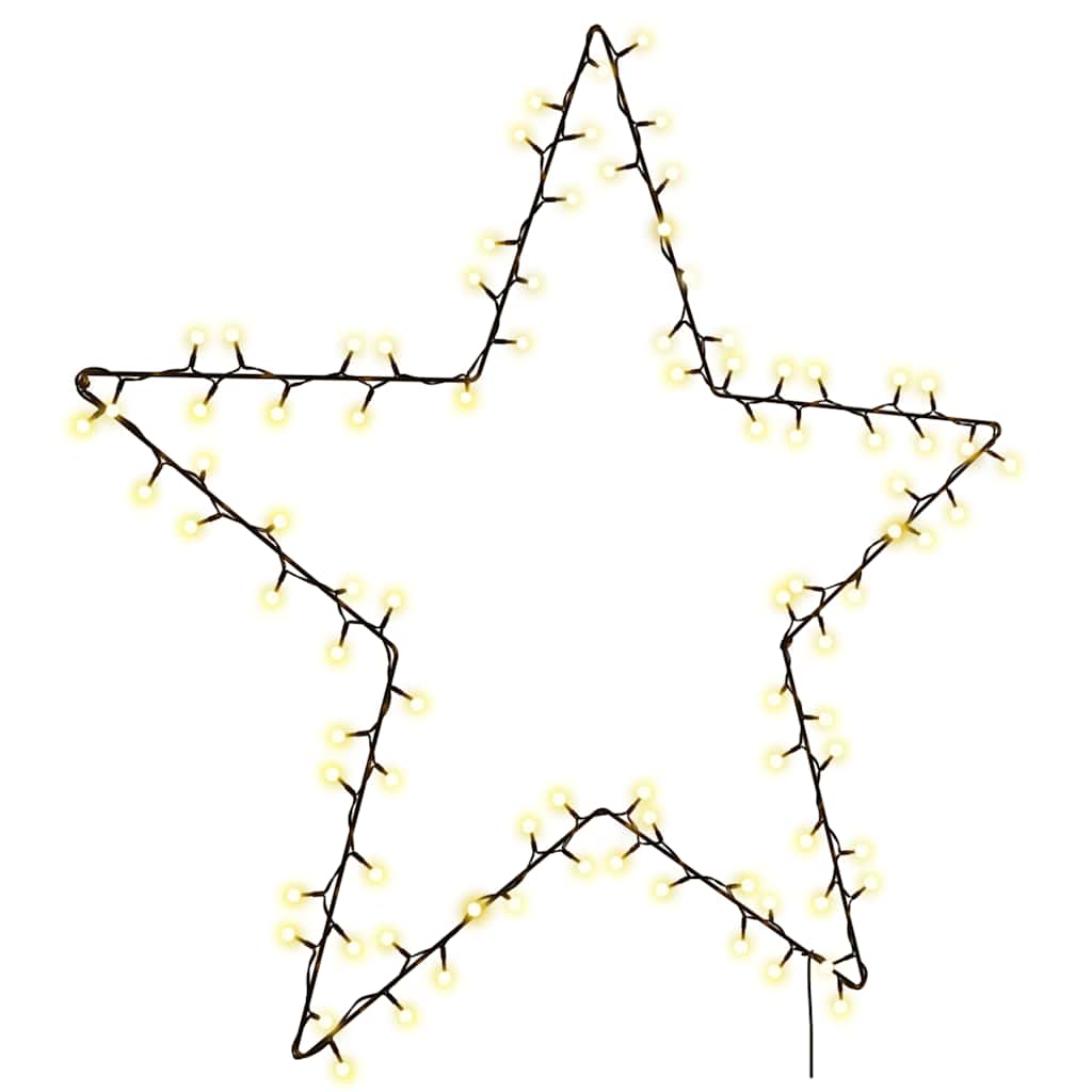 vidaXL Christmas Lights Star Silhouette 115 LEDs Warm White 2