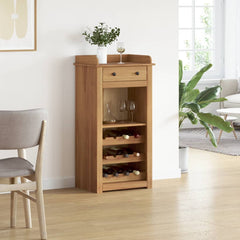 vidaXL Wine Cabinet "PANAMA" 57x40x111,5 cm Solid Wood Pine 3